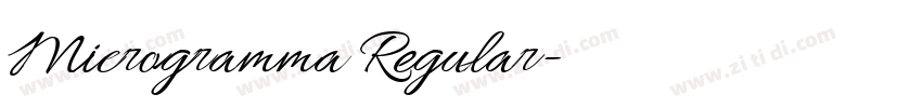 Microgramma Regular字体转换 Microgramma Regular字体转换